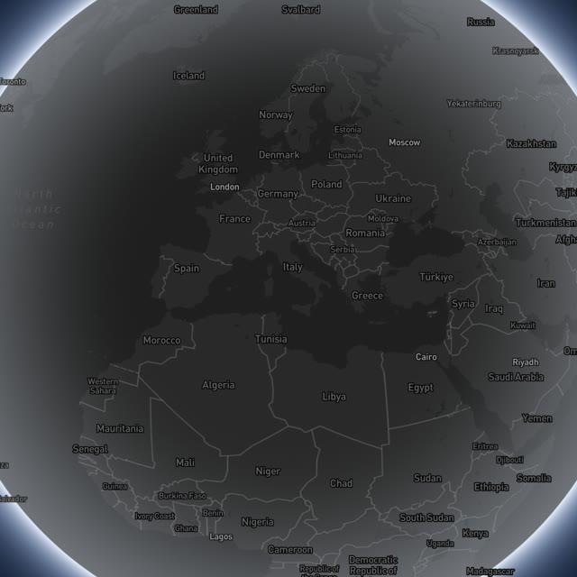 Dark map style