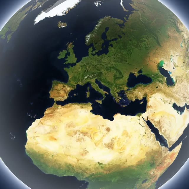 Satellite Earth map style